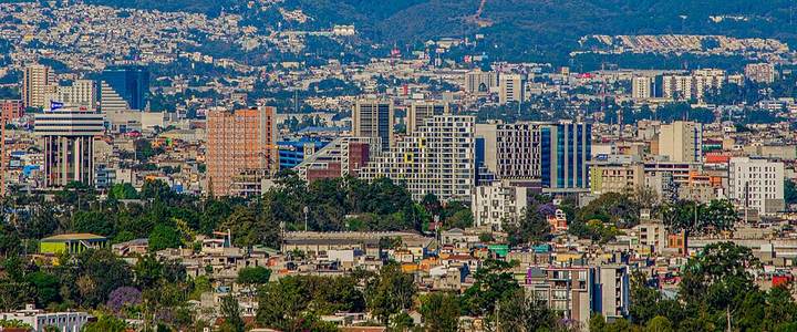 Edificios de la zona 4, Ciudad de Guatemala